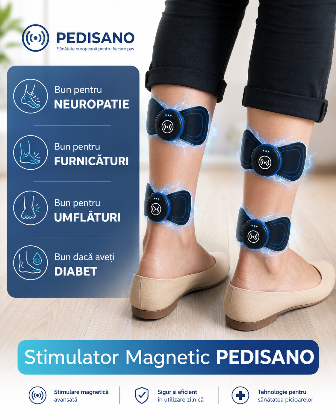 Fluturașii Magnetici PEDISANO PRO - 1+1 GRATIS