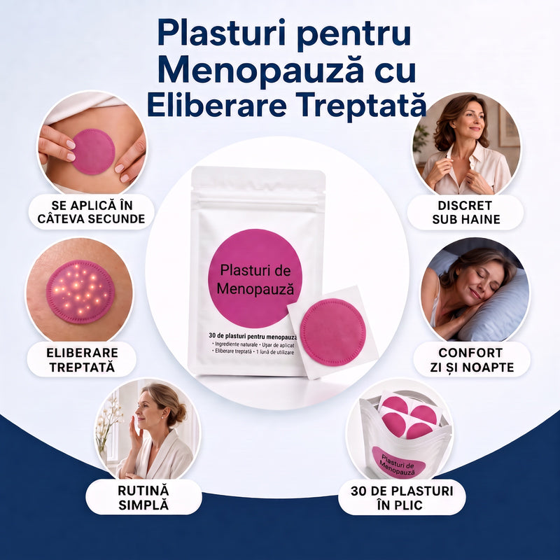 Plasturi pentru Menopauză PEDISANO